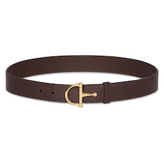 Belt with half-Horsebit buckle
