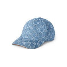 GG denim baseball hat with Horsebit