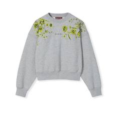 Cotton jersey sweatshirt with print