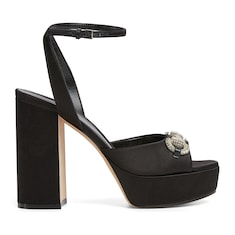 Women's platform sandal with Horsebit