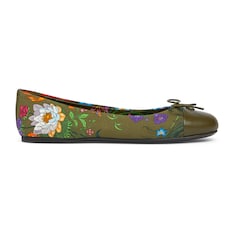 Women's printed ballet flat