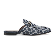 Zapatos Princetown con GG con cristales para mujer