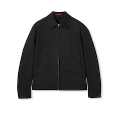 Cotton twill jacket with Web detail 