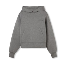 Viscose jersey hooded sweatshirt