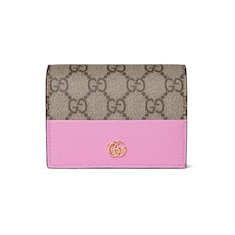 Bi-color GG Marmont small wallet