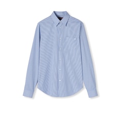 Camicia in popeline di cotone con ricamo