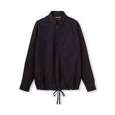 Camicia in popeline di cotone con logo