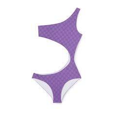 Printed GG stretch jersey swimsuit