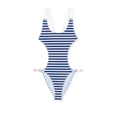 Bañador de punto elástico con estampado
