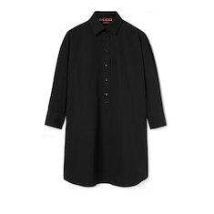 Cotton poplin shirt with embroidery