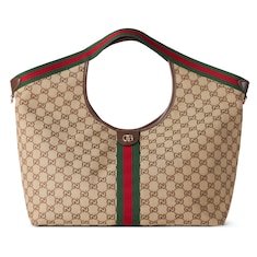 حقيبة اليد الواسعة Gucci Giglio كبيرة الحجم