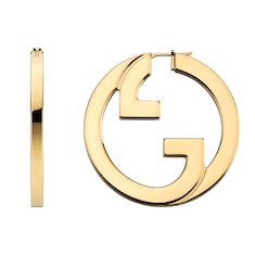 Pendiente de aro Gucci Blondie perforados