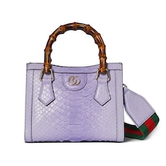 Gucci Diana small python tote bag
