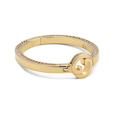 Bracciale rigido Gucci Blondie con cristalli
