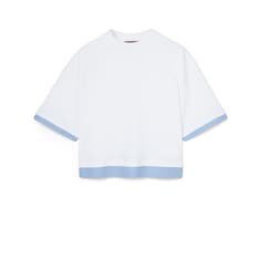 Camiseta de punto suave con bordado