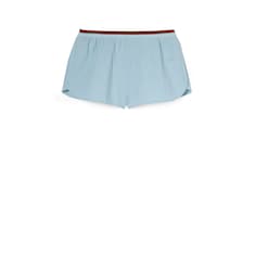 Cotton piquet shorts with Web