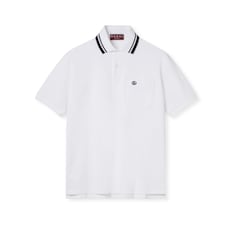 Poloshirt aus Baumwoll-Piqué mit Stickerei