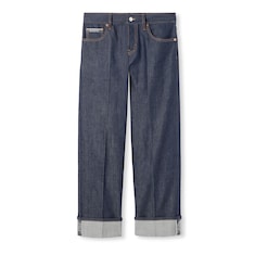 Denim pants with Gucci selvedge