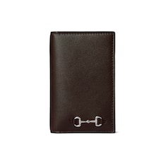 Long card case with Horsebit