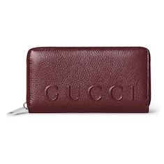 Zip around wallet with logo
