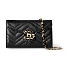 GG Marmont wallet on chain