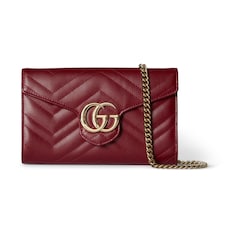 GG Marmont wallet on chain