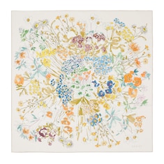 Printed silk carré