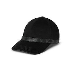 Cotton baseball hat with Double G