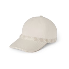 Cotton baseball hat with Double G