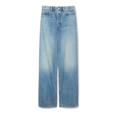 Pantalón de mezclilla de pierna ancha