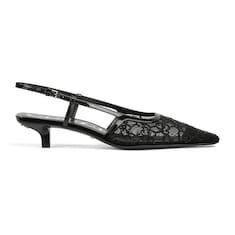 Women's GG crystal slingback pump