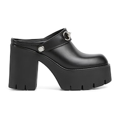 Mule con plataforma y Horsebit para mujer