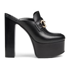 Women's platform mule with Horsebit