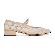 Women's GG crystal ballet flat 