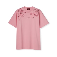Soft cotton jersey T-shirt with print