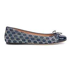 Ballerines avec détail GG en cristaux pour femme 