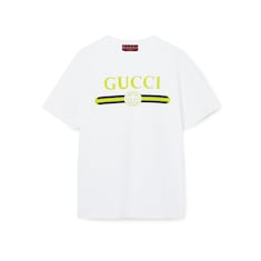 Camiseta de punto de algodón con estampado