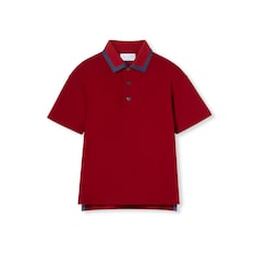 Kinder-Poloshirt aus Baumwolle mit Print