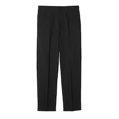 Wool gabardine pant with embroidery
