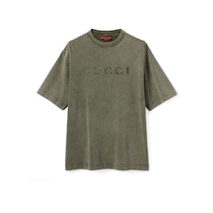 Cotton jersey T-shirt with print