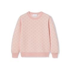 Pull pour enfant en jacquard de laine GG