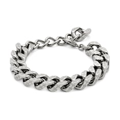 Gucci Signature engraved chain bracelet