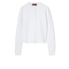 Chaqueta de punto de jacquard de viscosa con GG elástica