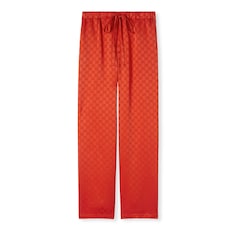 GG satin pants