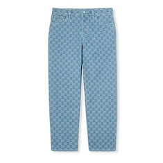 GG denim jacquard pants