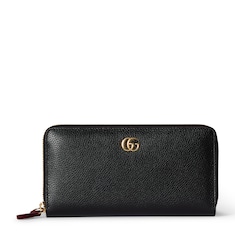 Portefeuille zippé bicolore GG Marmont