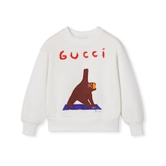 Sudadera infantil de algodón con estampado