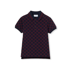 Children's GG cotton polo shirt