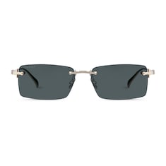 Sonnenbrille mit rechteckigem Rahmen