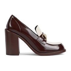 Mocassino donna con tacco e Morsetto